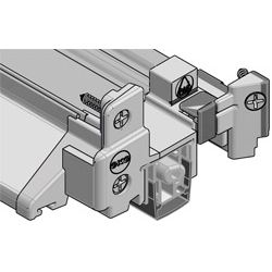 Endkappen f Adapterprofil EK-BDA5821g (2-teilig) aus Kunststoff inkl. Schrauben 4x3,5 x 32 mm und 4x Produktbild