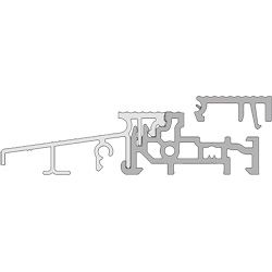 GKG Türschwelle 82,5 mm TS88220-24-FL mit loser Schließblechleiste 24 mm Produktbild