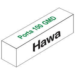 Garnitur Hawa Porta 100 GMD schwarz, für 1 Türe Produktbild