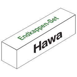 HAWA Endkappen-Set für Blenden Porta / Junior Produktbild