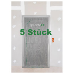 greenteQ Staubschutztür für Renovierungsarbeiten 1,10x2,40m Produktbild