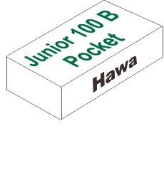 HAWA Schiebetürbeschlag Junior 100 B Pocket für Holztüren bis 100 kg Produktbild