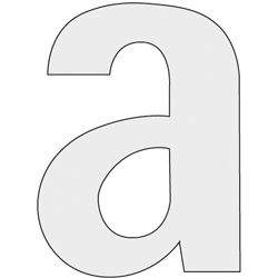 Buchstaben aus Edelstahl Produktbild