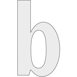 Buchstaben aus Edelstahl Produktbild