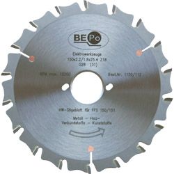BEPo HM-Sägeblatt 150 mm für Holz-/Metallverbundstoffe Produktbild