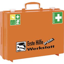 Erste Hilfe Koffer B400xH300xT150ca.mm SÖHNGEN Beruf SPEZIAL Werkstatt orange Produktbild