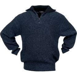 Pullover Größe M   schwarz/blau-meliert 100 % PES Produktbild