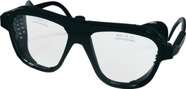 Schutzbrille EN 166   Bügel schwarz, Scheiben klar Nylon, Glas Produktbild