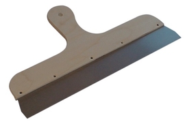 Flächendekorspachtel Breite 600 mm   Holzgriff poliertes Stahlblatt Produktbild