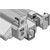 Endkappen f Adapterprofil EK-BDA5821g (2-teilig) aus Kunststoff inkl. Schrauben 4x3,5 x 32 mm und 4x Produktbild