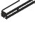 Laufschiene Hawa Junior 80/100,  Wandmontage, Aluminium, eloxiert, gelocht, L= 2000 mm Produktbild
