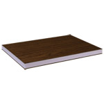 greenteQ Sandwichplatte HPL/HPL beidseitig foliert Renolit, XPS-Kern, Holztöne Produktbild
