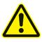 Warnzeichen *Gefahrenstelle* gelb-schwarz Produktbild