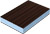 Sandwichplatte COSMO Therm HPL beidseitig Renolit, XPS-Kern, Holztöne Produktbild